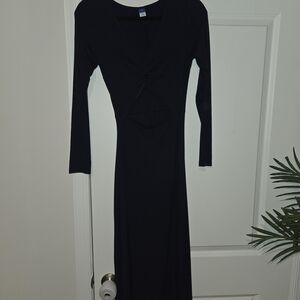 Old Navy Black Long Sleeve Dress